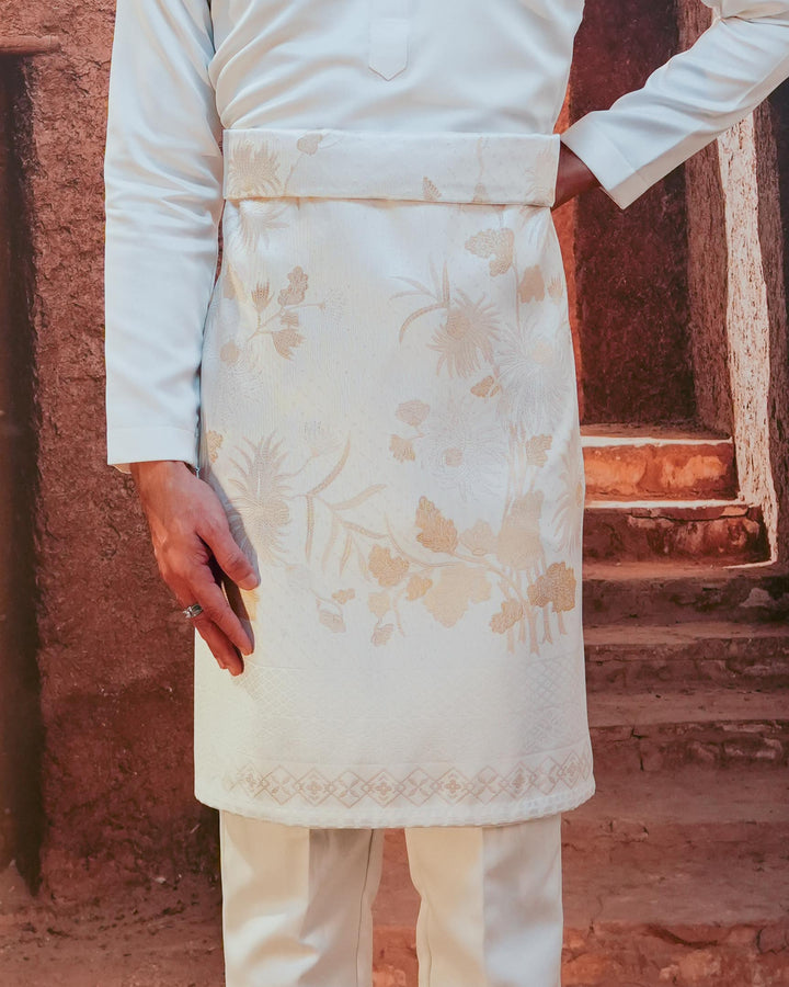 Purnama Original Sampin Adult - Offwhite & Gold - SampinExclusiveMy