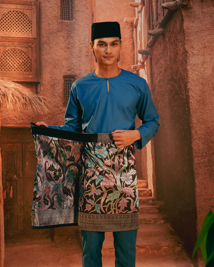 Anyaman Lestari Instant Sampin Adult - Blue & Purple