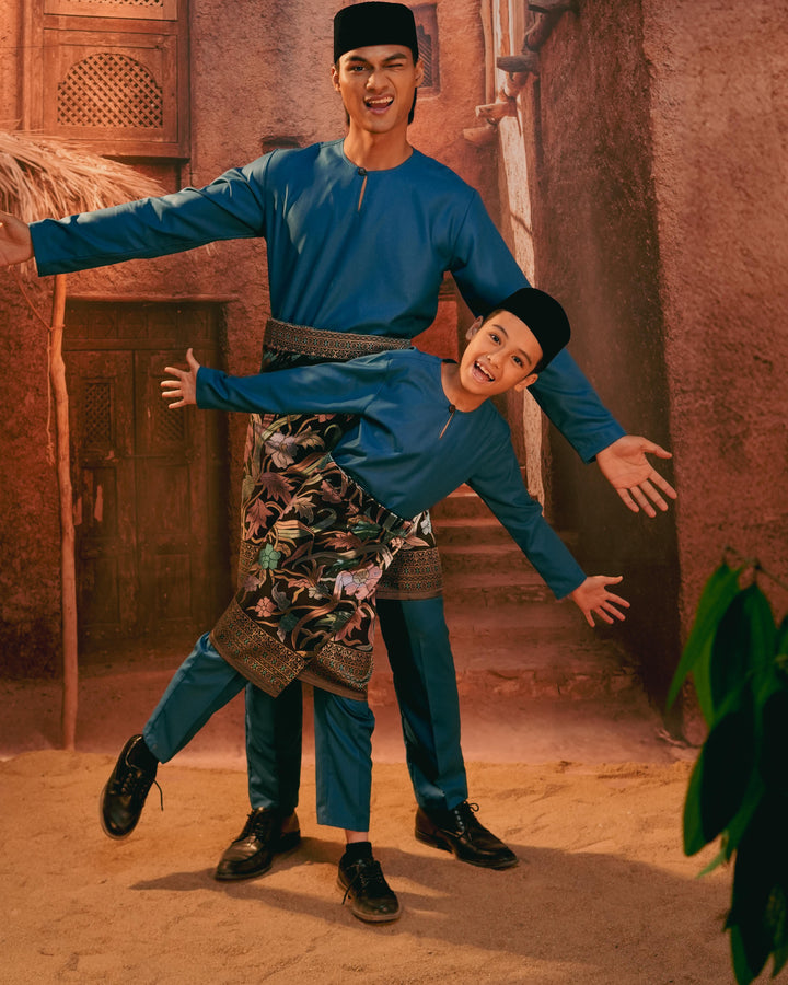 Anyaman Lestari Instant Sampin Kid - Blue & Purple