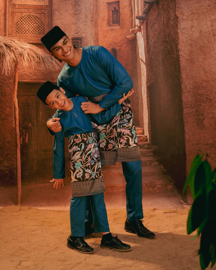 Anyaman Lestari Instant Sampin Adult - Blue & Purple