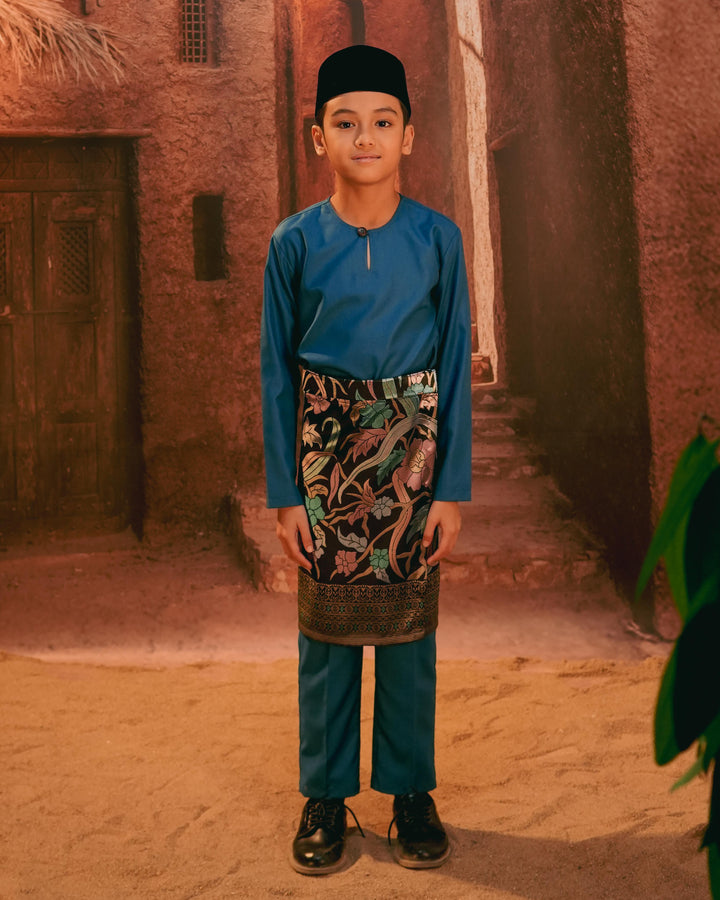 Anyaman Lestari Instant Sampin Kid - Blue & Purple