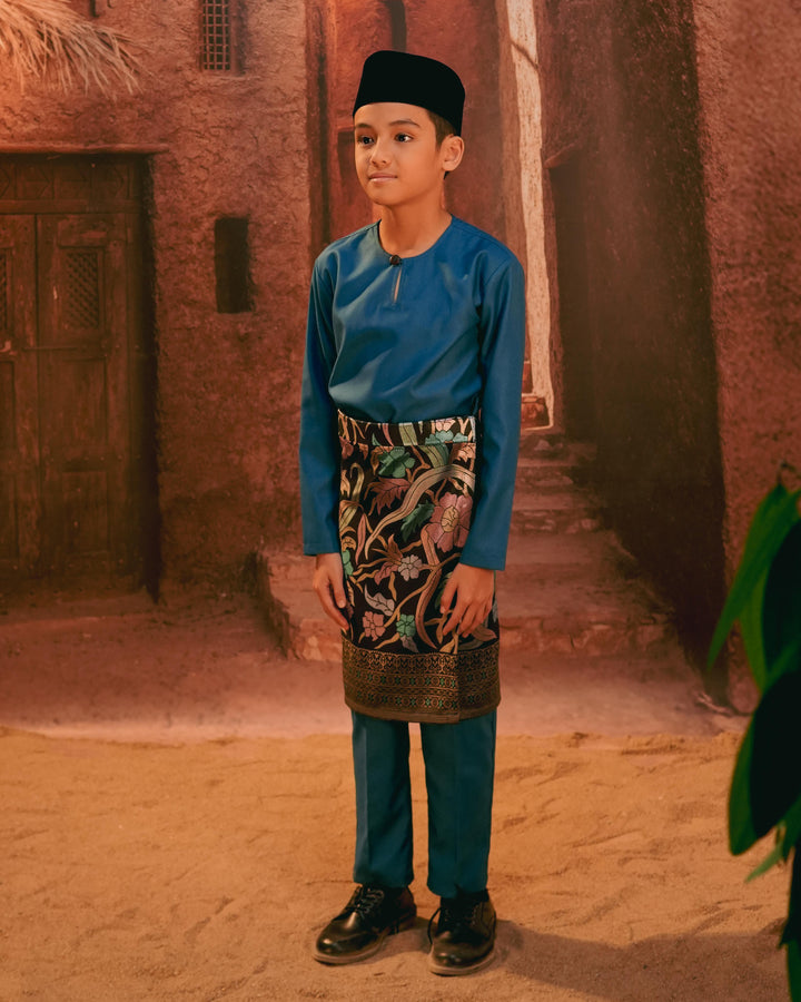 Anyaman Lestari Instant Sampin Kid - Blue & Purple