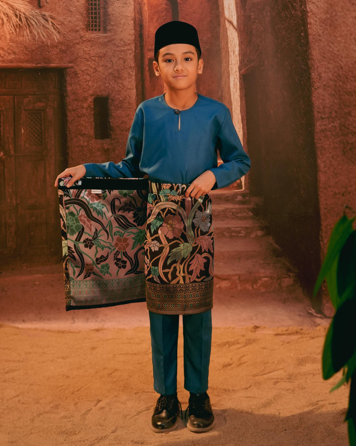 Anyaman Lestari Instant Sampin Kid - Blue & Purple