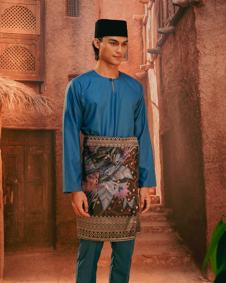 Bunga Seri Instant Sampin Adult - Navy Blue & Maroon