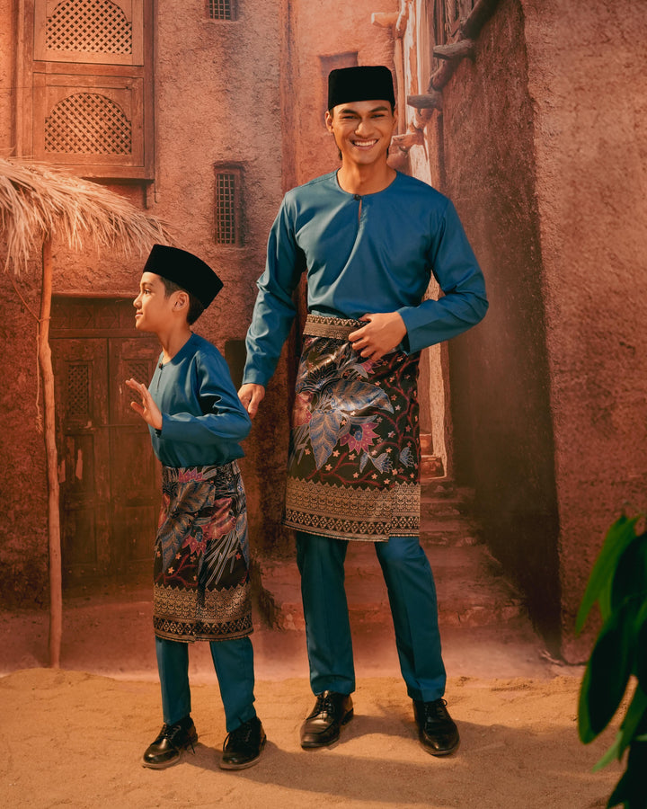 Bunga Seri Instant Sampin Kid - Navy Blue & Maroon