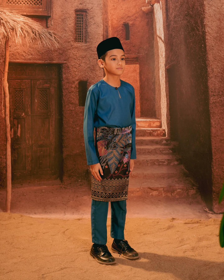 Bunga Seri Instant Sampin Kid - Navy Blue & Maroon