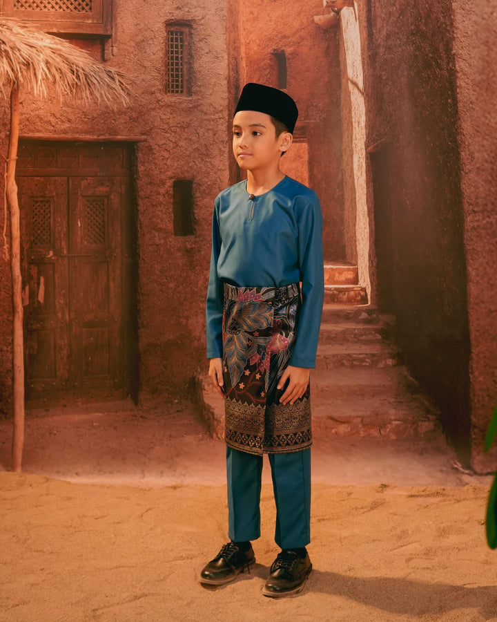 Bunga Seri Instant Sampin Kid - Navy Blue & Maroon