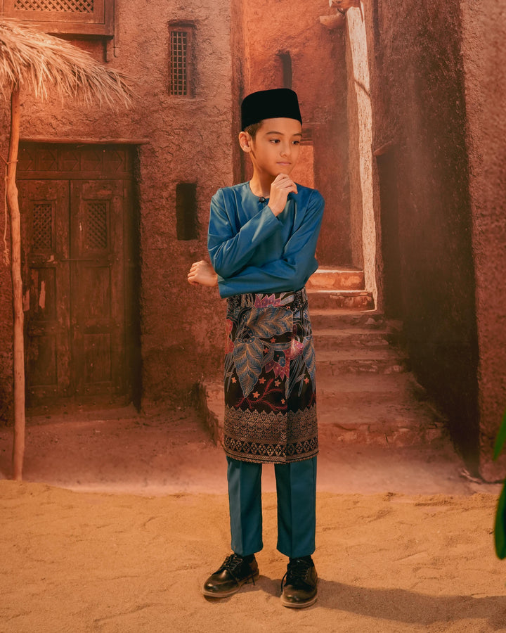 Bunga Seri Instant Sampin Kid - Navy Blue & Maroon