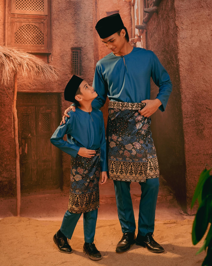 Seri Istana Instant Sampin Kid - Navy Blue & Gold