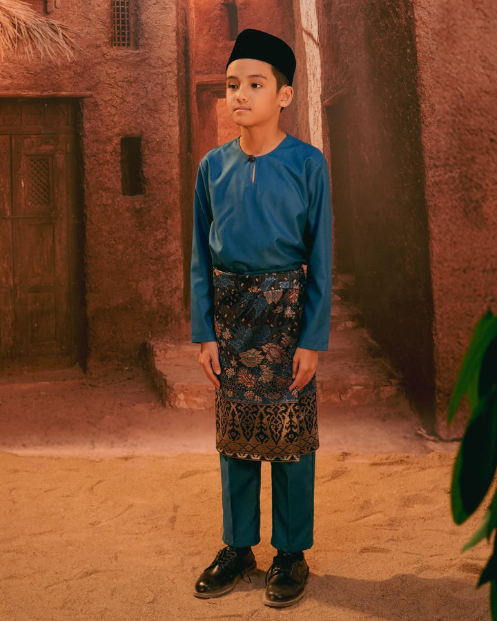 Seri Istana Instant Sampin Kid - Navy Blue & Gold