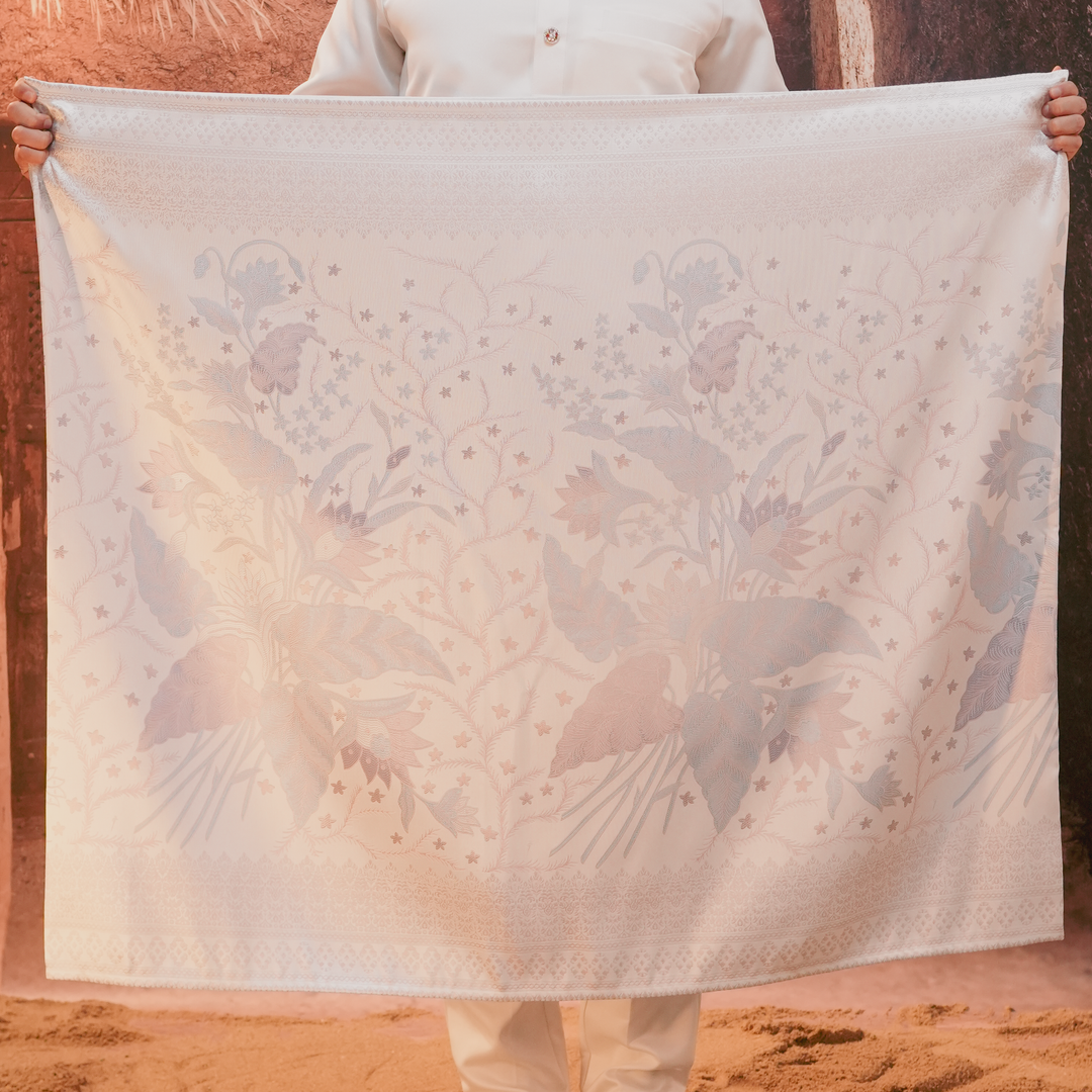 Bunga Seri Original Sampin Adult - Soft Blue & Purple