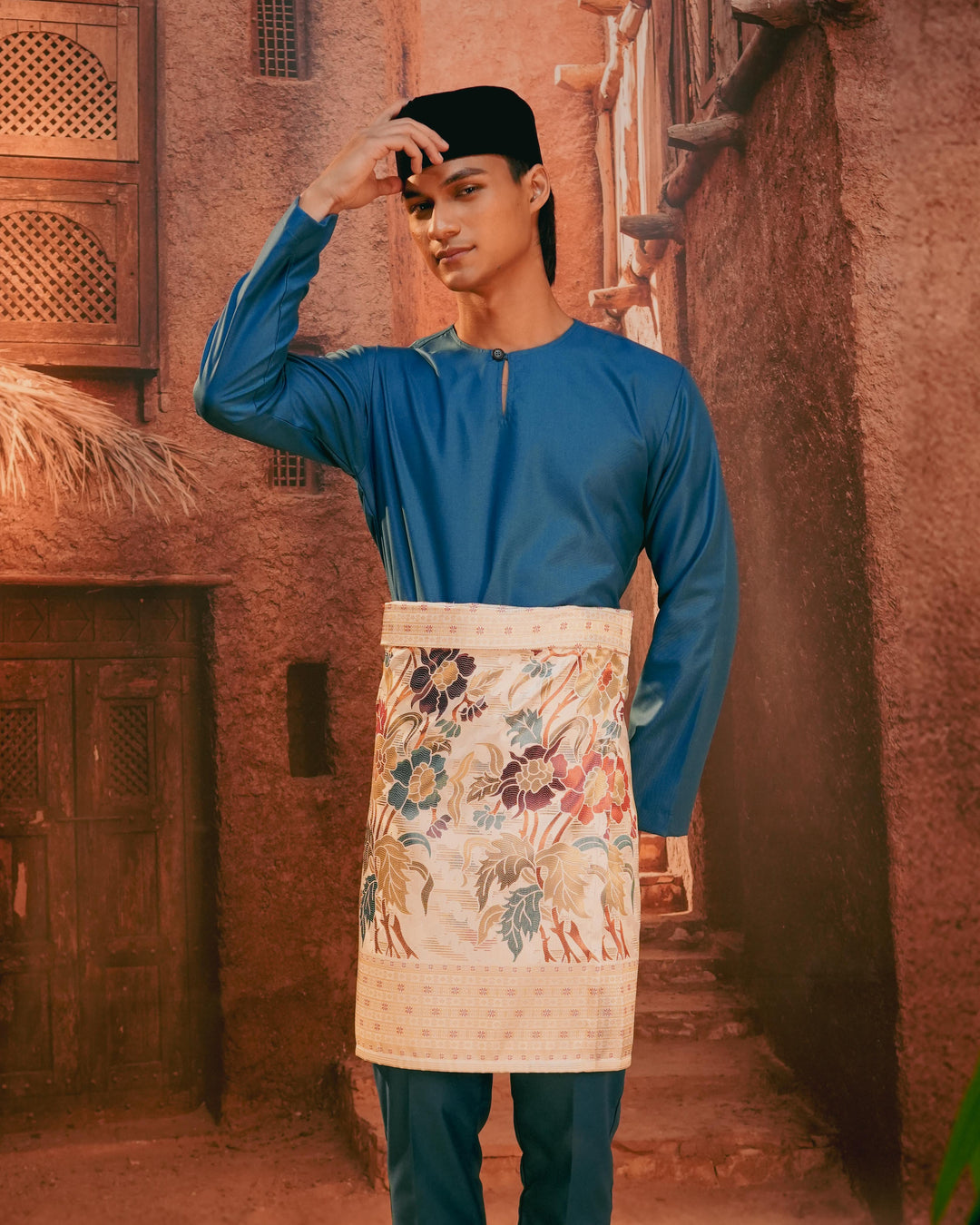 Bunga Raya Instant Sampin Adult - Offwhite & Mix