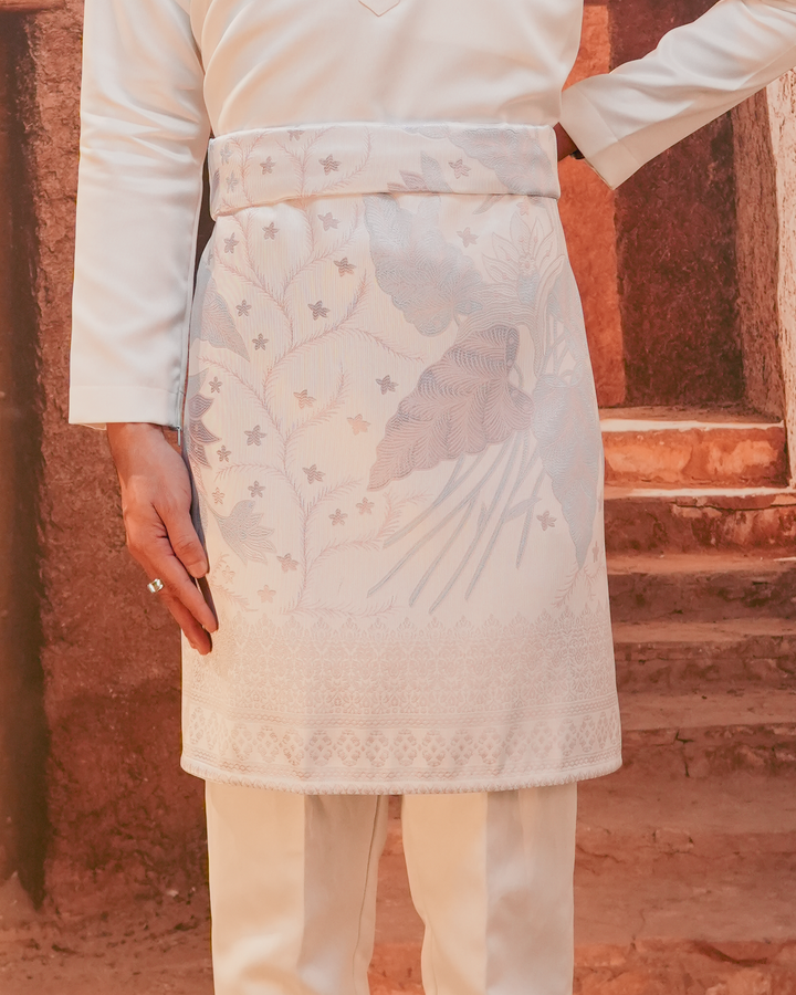 Bunga Seri Original Sampin Adult - Soft Blue & Purple