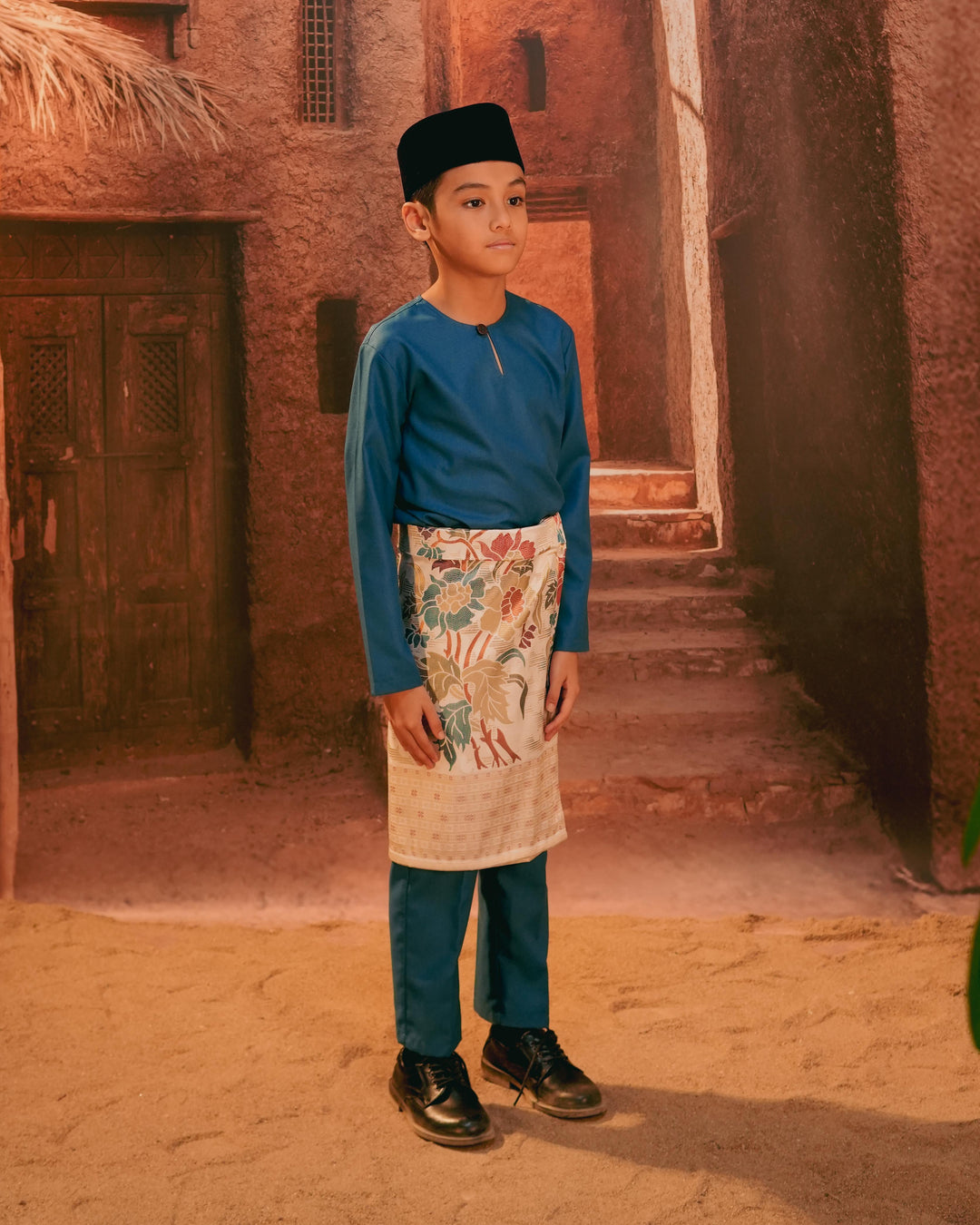 Bunga Raya Instant Sampin Kid - Offwhite & Mix