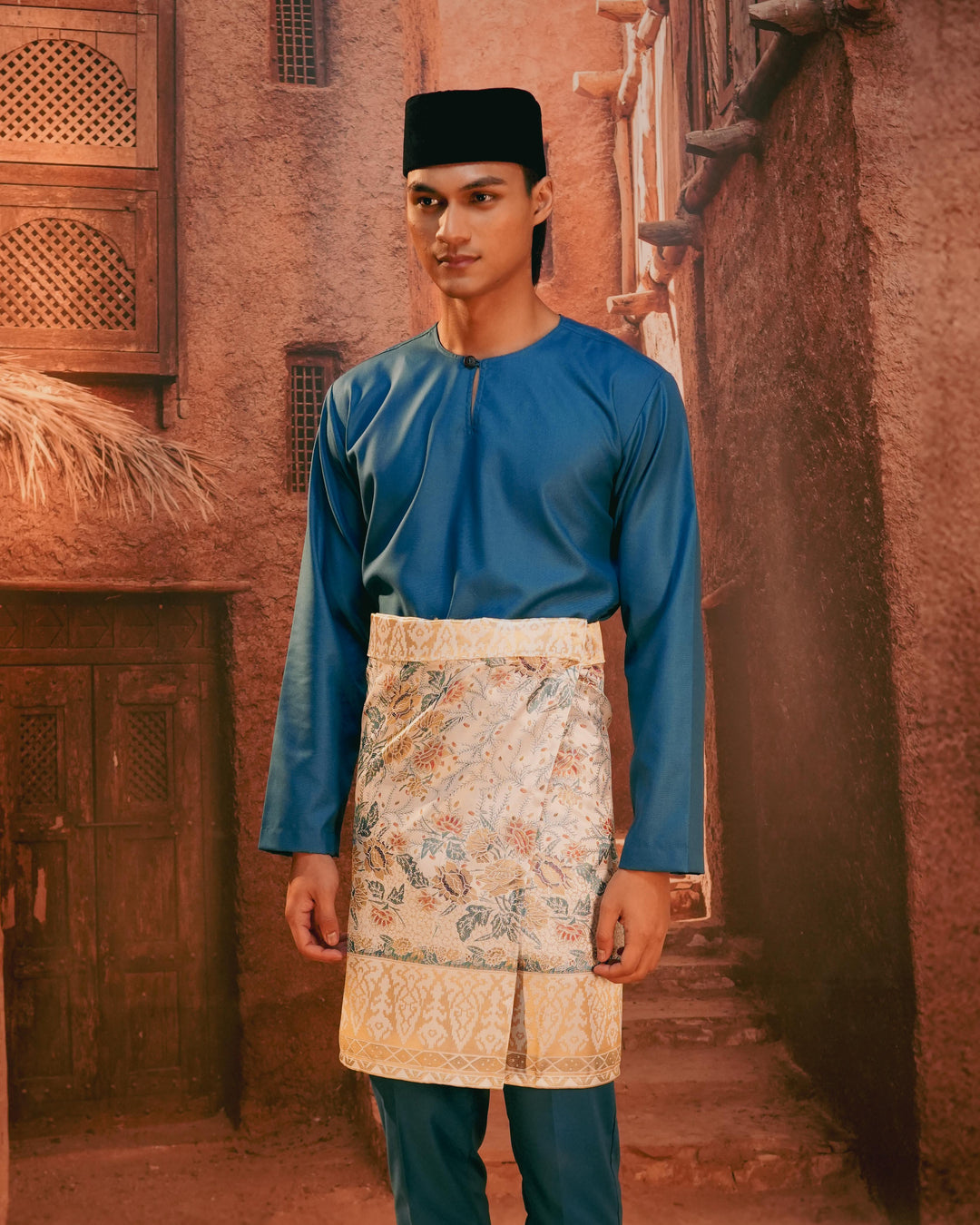 Seri Istana Instant Sampin Adult - Soft Gold & Blue