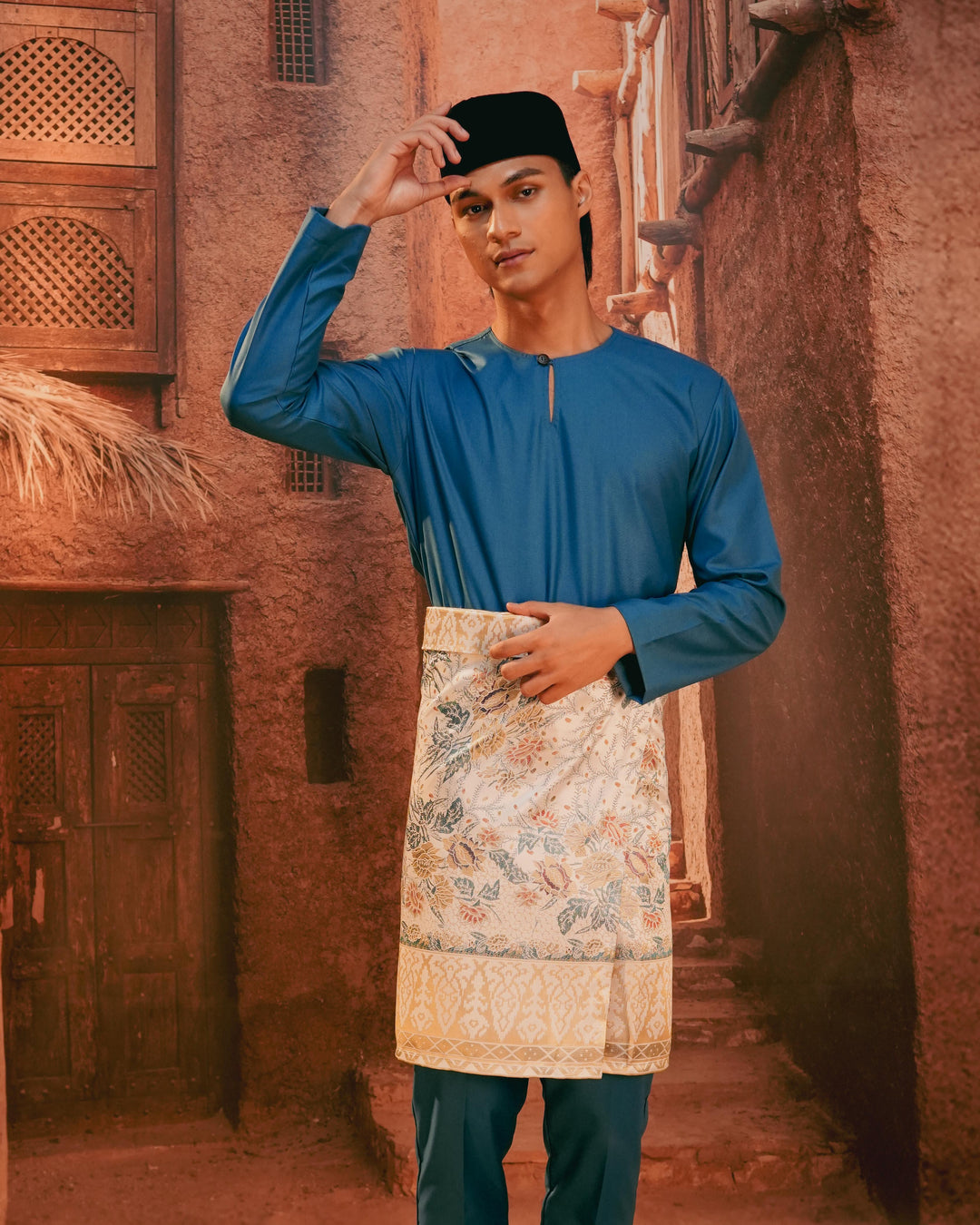 Seri Istana Instant Sampin Adult - Soft Gold & Blue