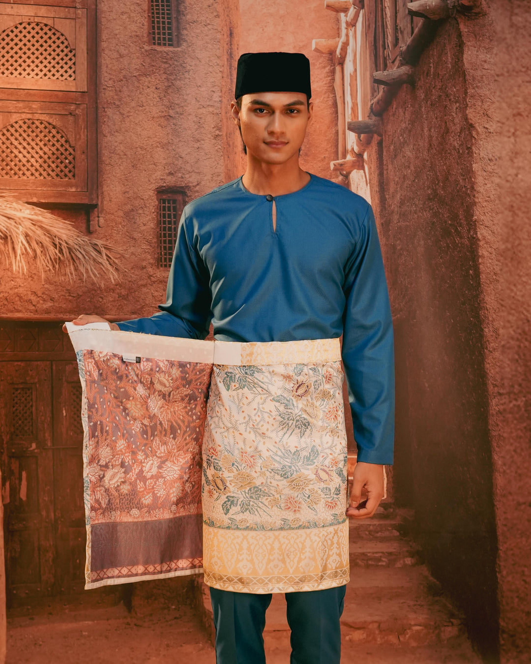 Seri Istana Instant Sampin Adult - Soft Gold & Blue