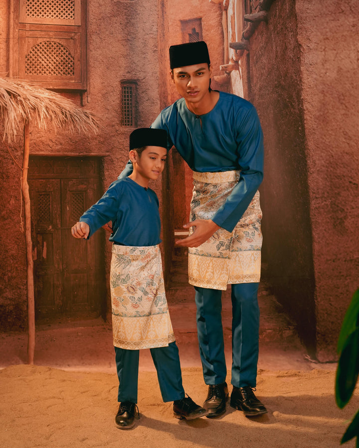 Seri Istana Instant Sampin Kid - Soft Gold & Blue