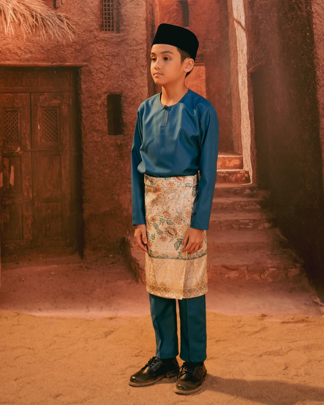 Seri Istana Instant Sampin Kid - Soft Gold & Blue