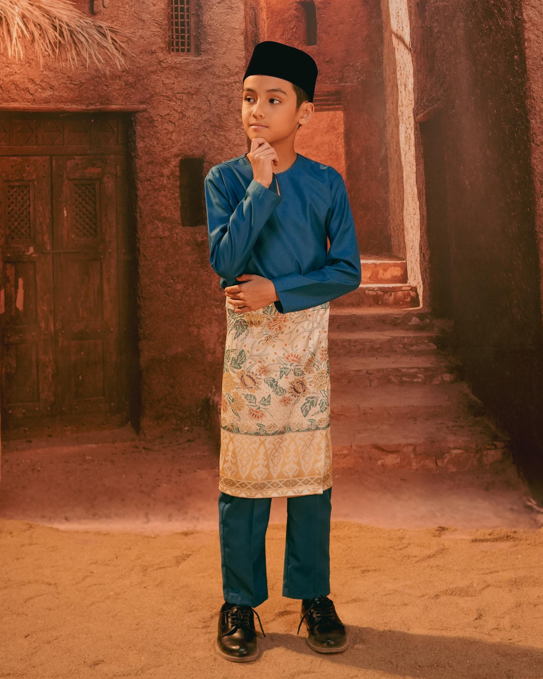 Seri Istana Instant Sampin Kid - Soft Gold & Blue