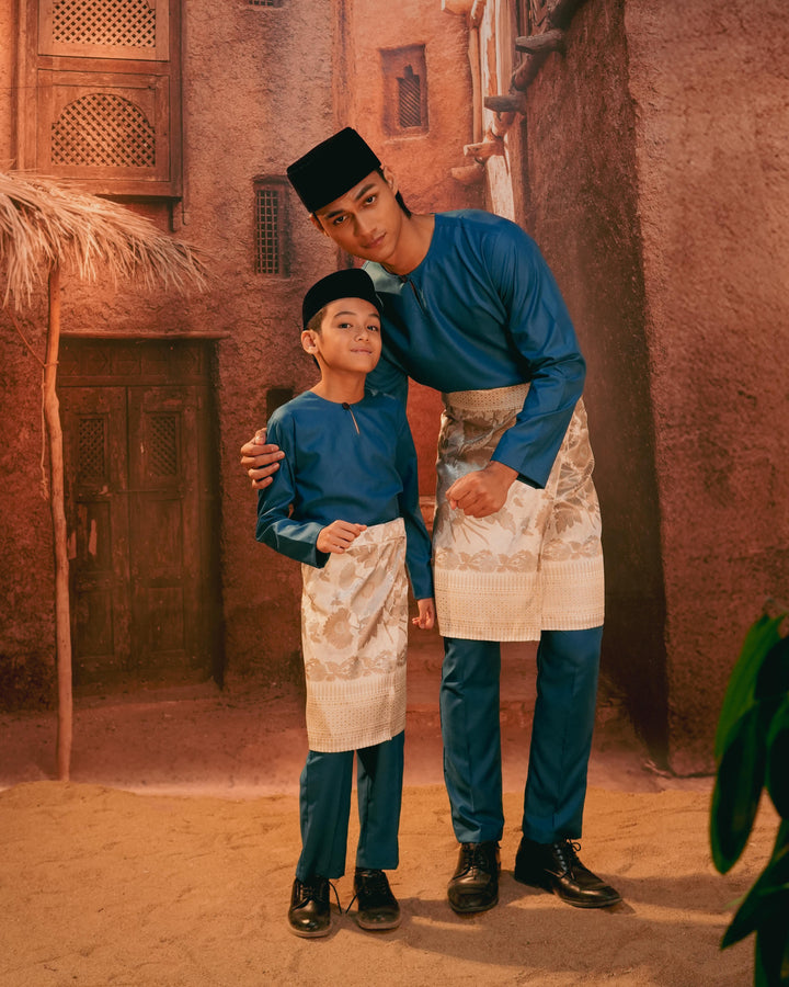 Kekwa Warisan Instant Sampin Kid - Soft Green & Olive