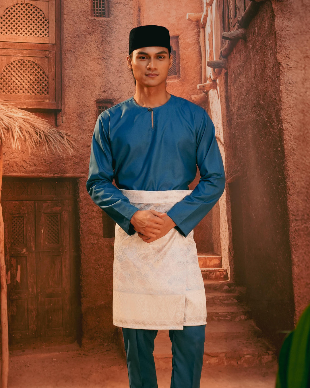 Seri Istana Instant Sampin Adult - Soft Blue & Purple