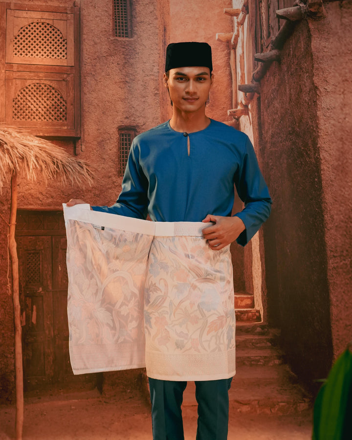 Anyaman Lestari Instant Sampin Adult - Soft Blue & Purple