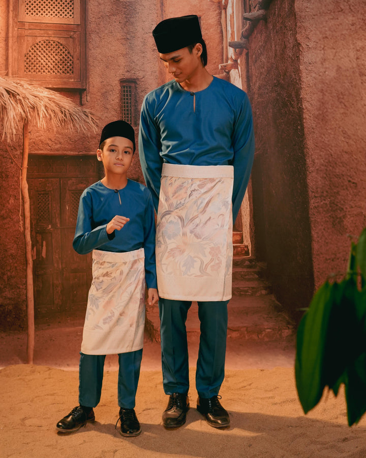 Anyaman Lestari Instant Sampin Adult - Soft Blue & Purple