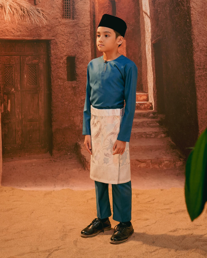 Anyaman Lestari Instant Sampin Kid - Soft Blue & Purple