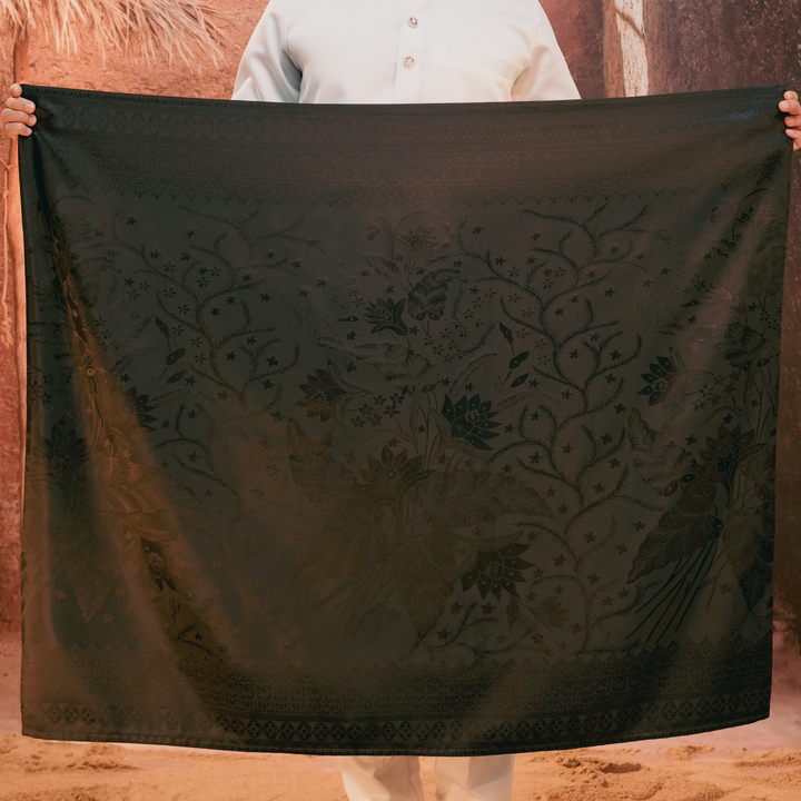 Bunga Seri Original Sampin Adult - Black & Black