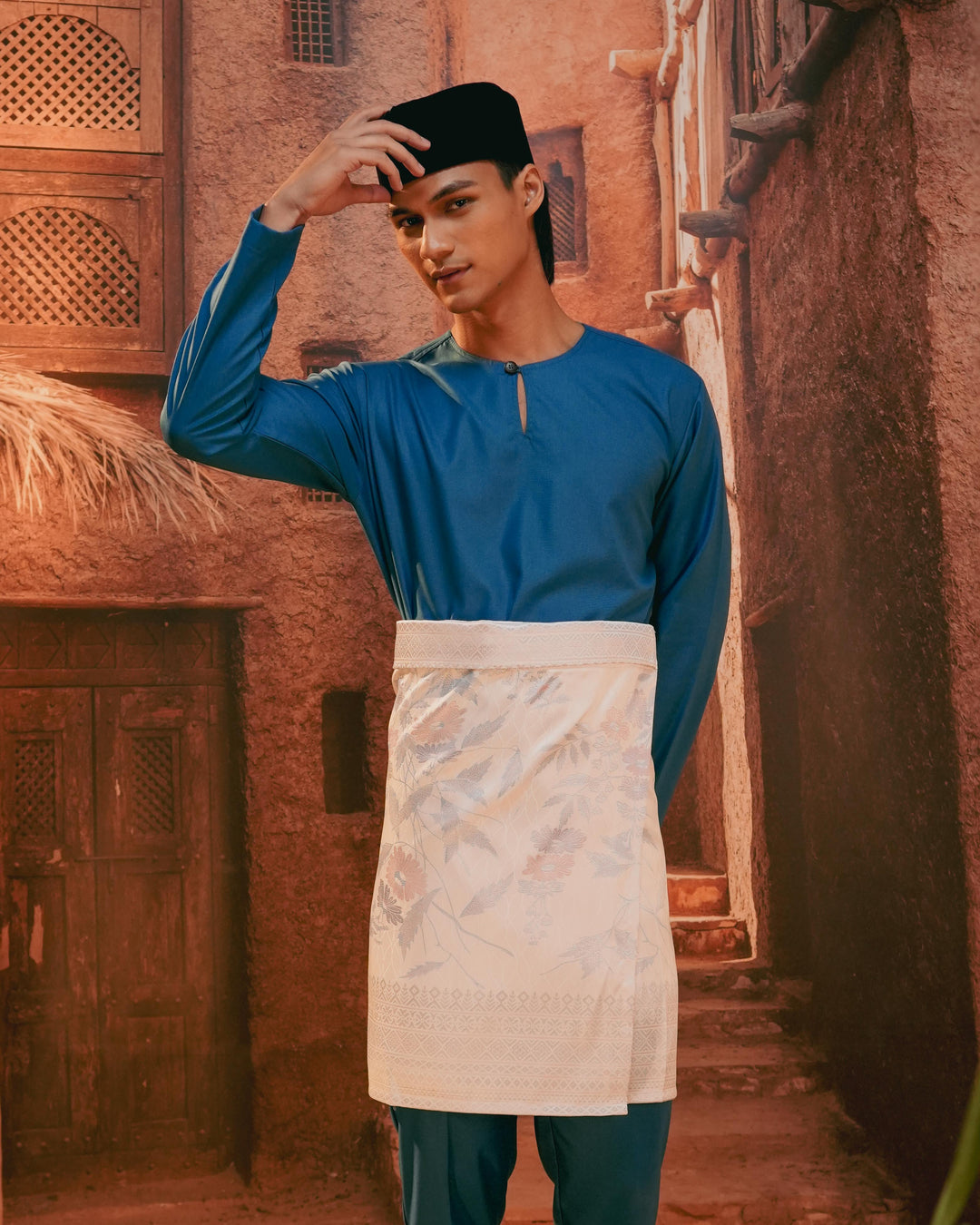 Seri Kenanga Instant Sampin Adult - Soft Blue & Purple