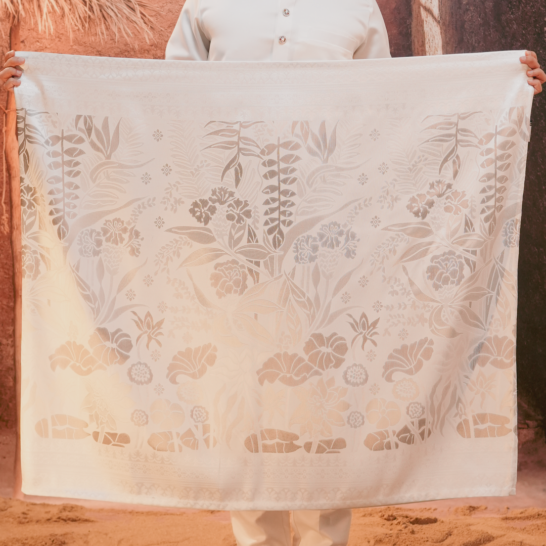 Rimba Hijau Original Sampin Adult - Offwhite & Silver