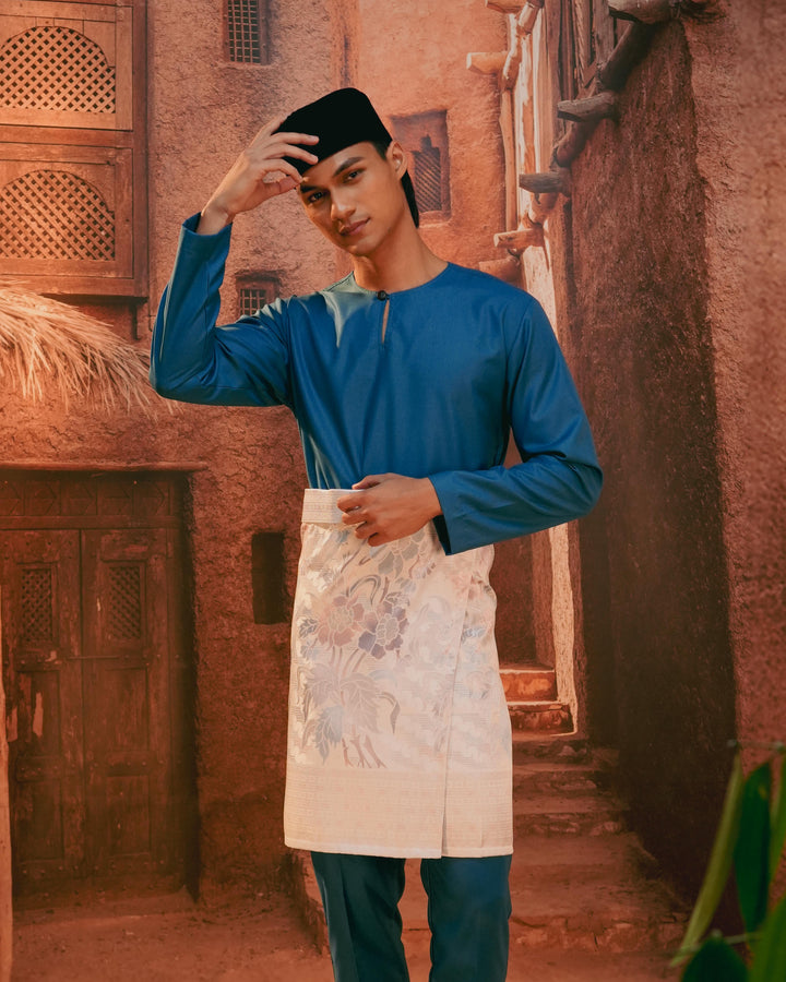 Bunga Raya Instant Sampin Adult - Soft Blue & Purple