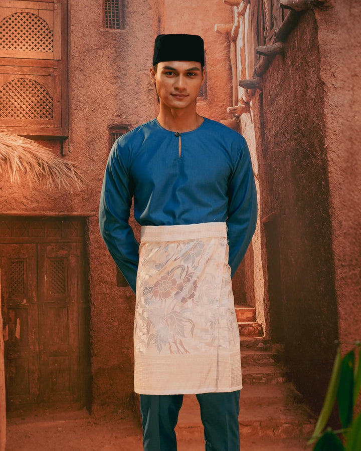 Bunga Raya Instant Sampin Adult - Soft Blue & Purple