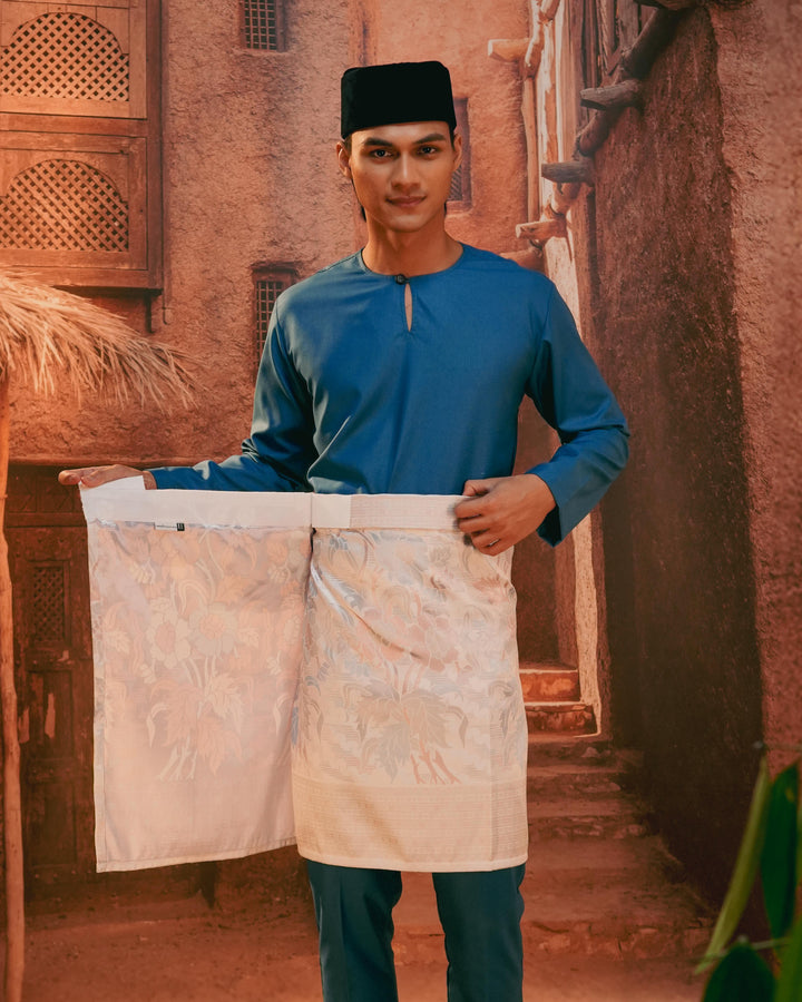 Bunga Raya Instant Sampin Adult - Soft Blue & Purple