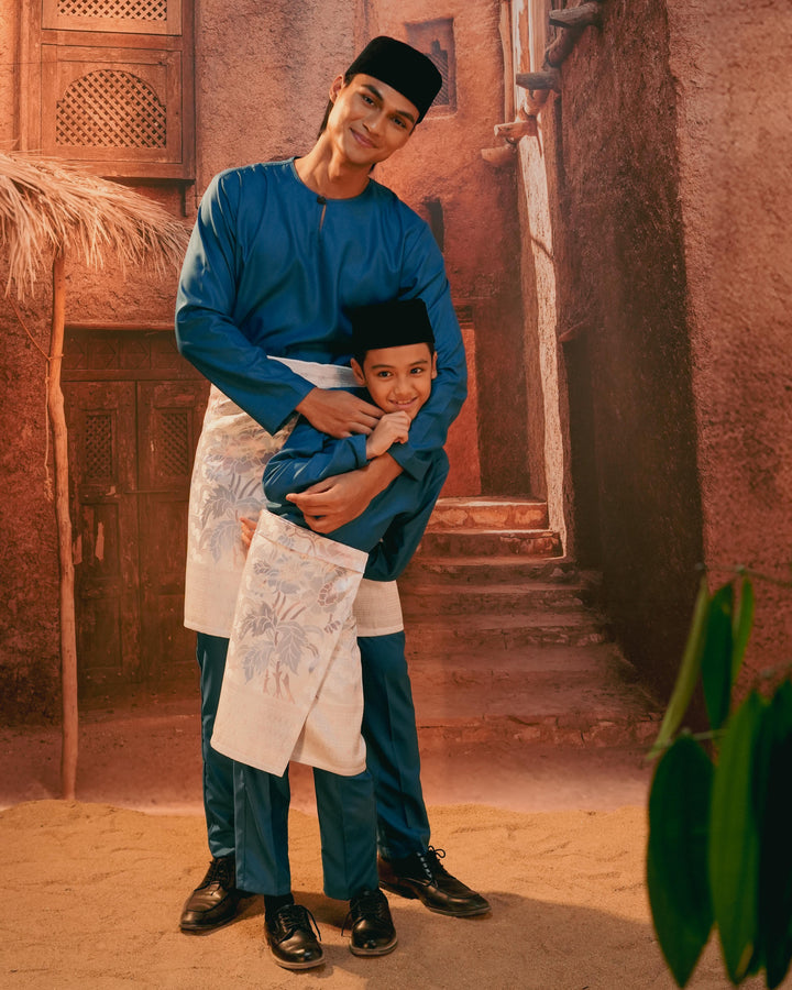 Bunga Raya Instant Sampin Kid - Soft Blue & Purple