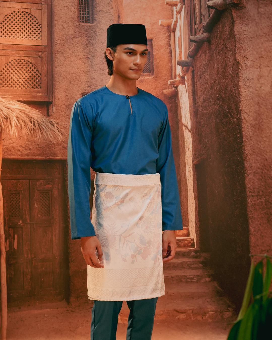 Purnama Instant Sampin Adult - Soft Blue & Purple