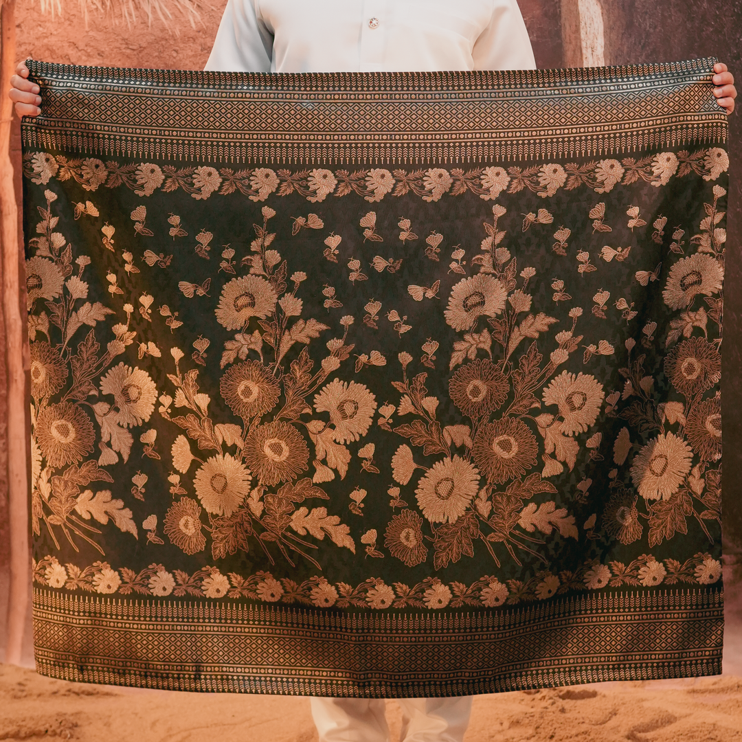 Kekwa Warisan Original Sampin Adult - Black & Gold