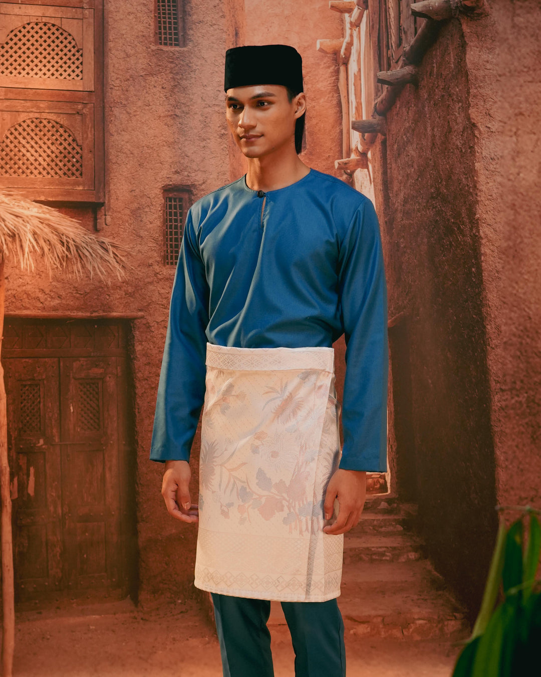 Purnama Instant Sampin Adult - Soft Blue & Purple