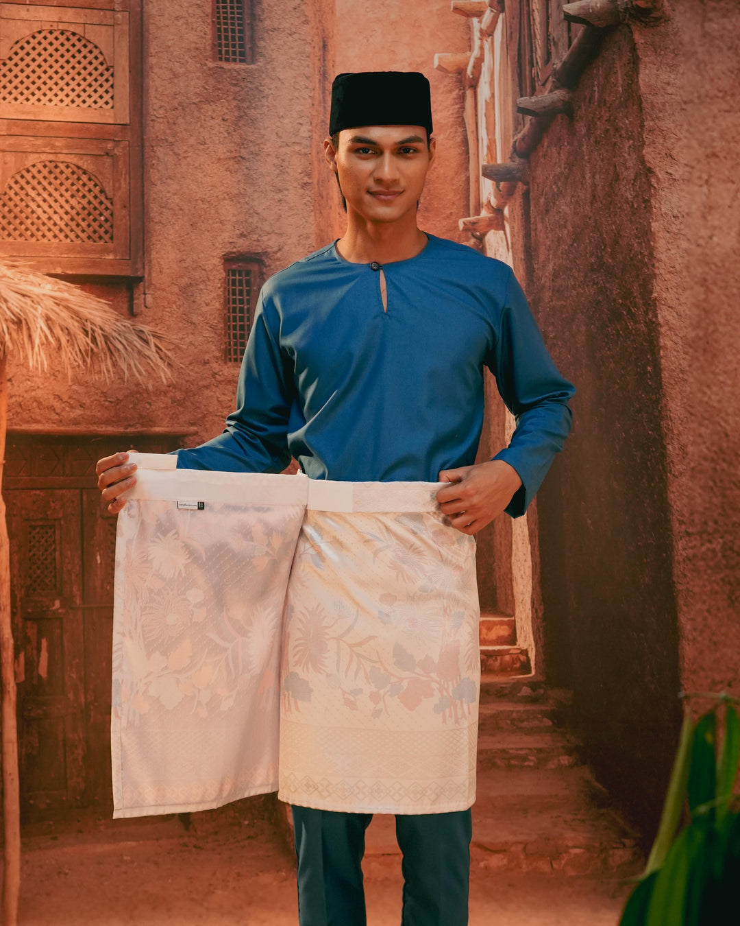 Purnama Instant Sampin Adult - Soft Blue & Purple