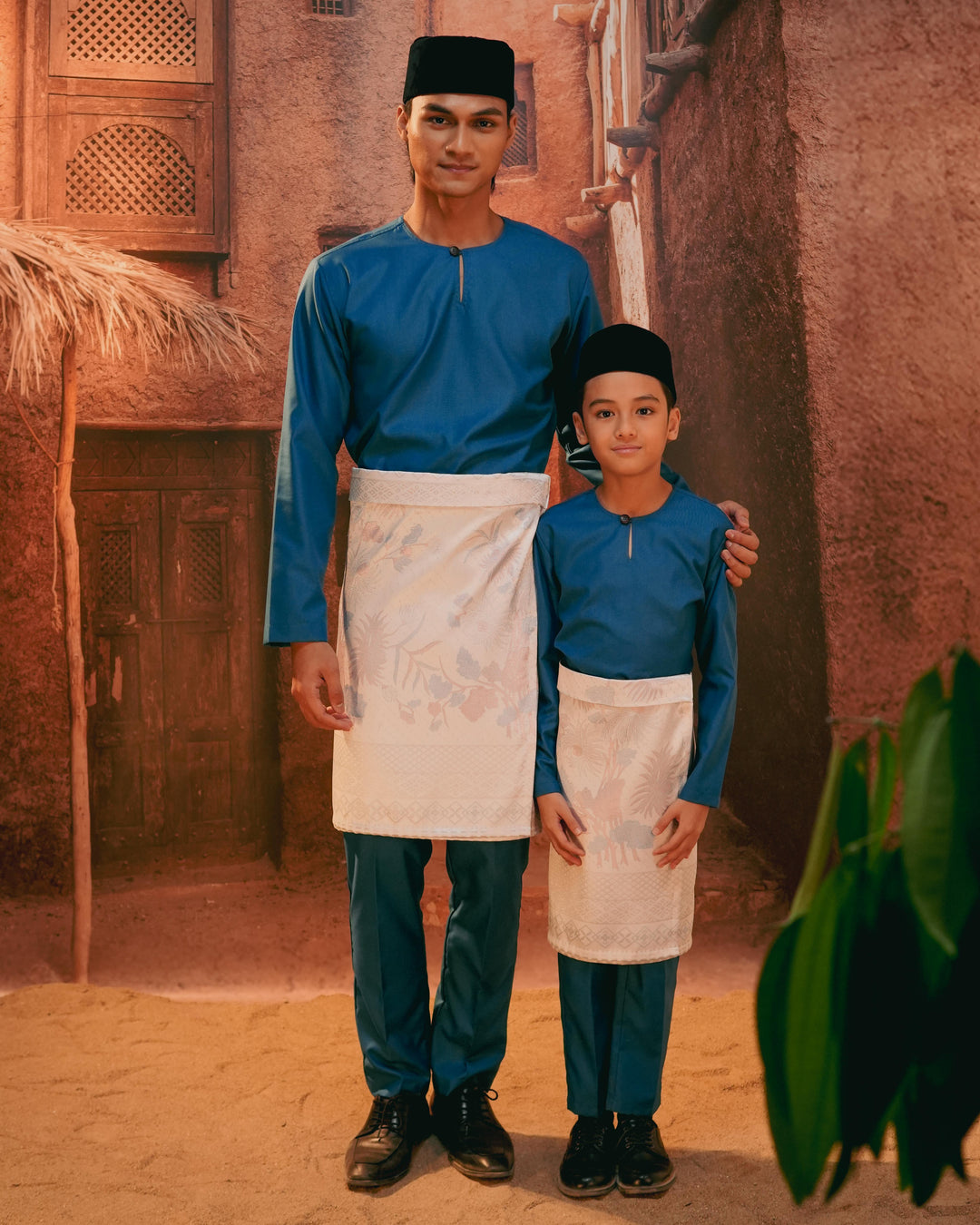 Purnama Instant Sampin Kid - Soft Blue & Purple