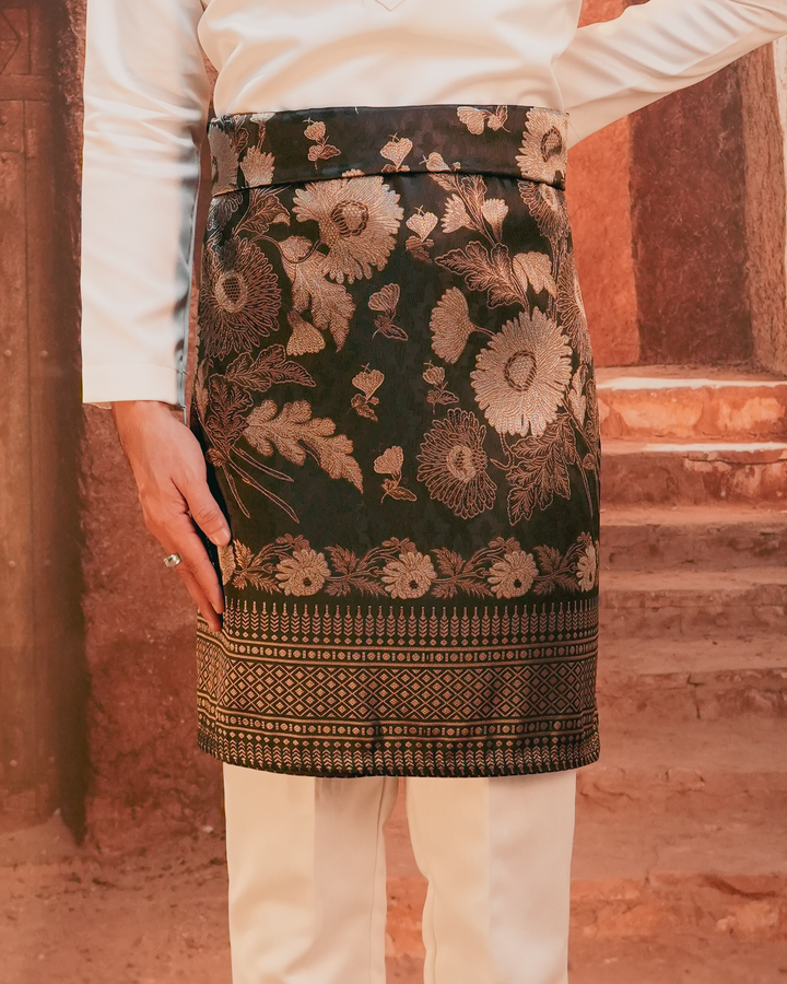 Kekwa Warisan Original Sampin Adult - Black & Gold