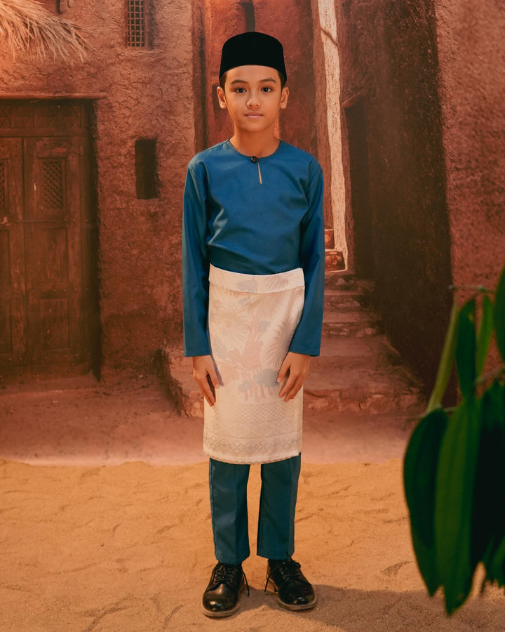 Purnama Instant Sampin Kid - Soft Blue & Purple