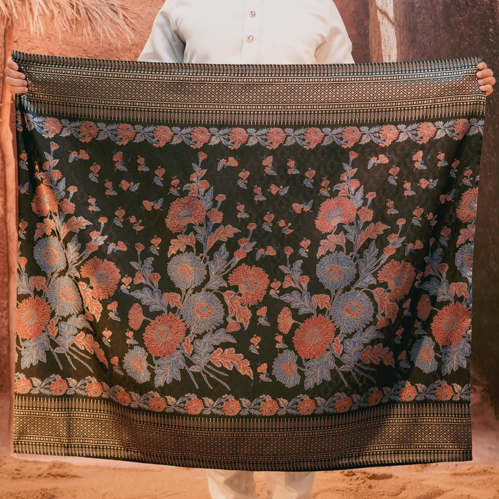 Kekwa Warisan Original Sampin Adult - Navy Blue & Maroon