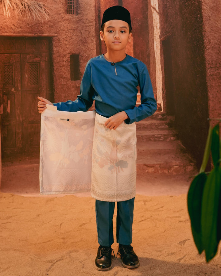 Purnama Instant Sampin Kid - Soft Blue & Purple