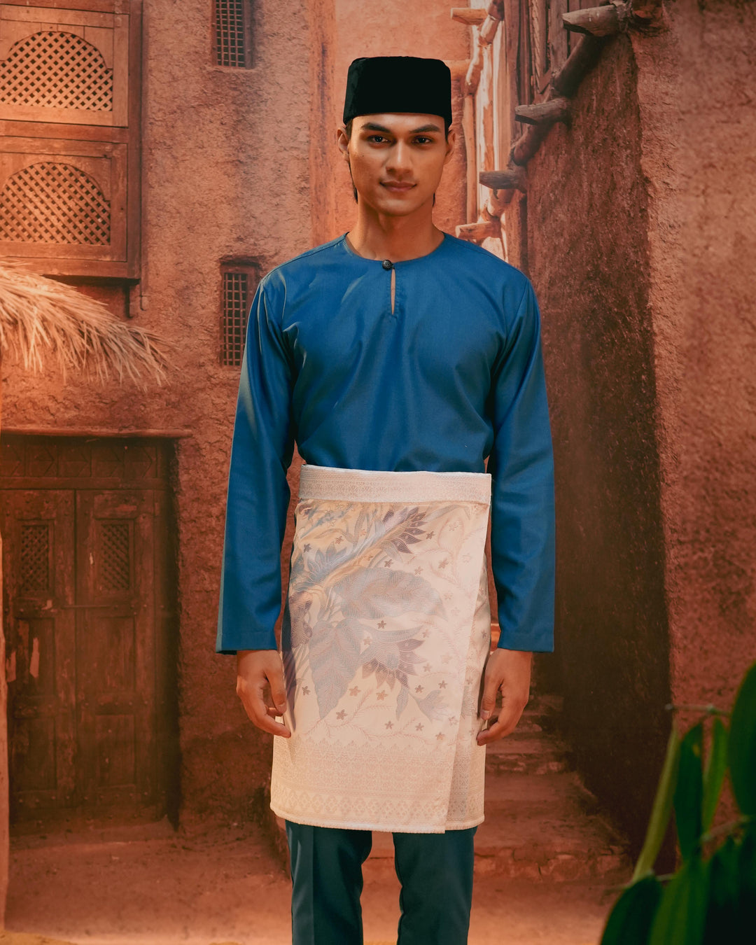 Bunga Seri Instant Sampin Adult - Soft Blue & Purple