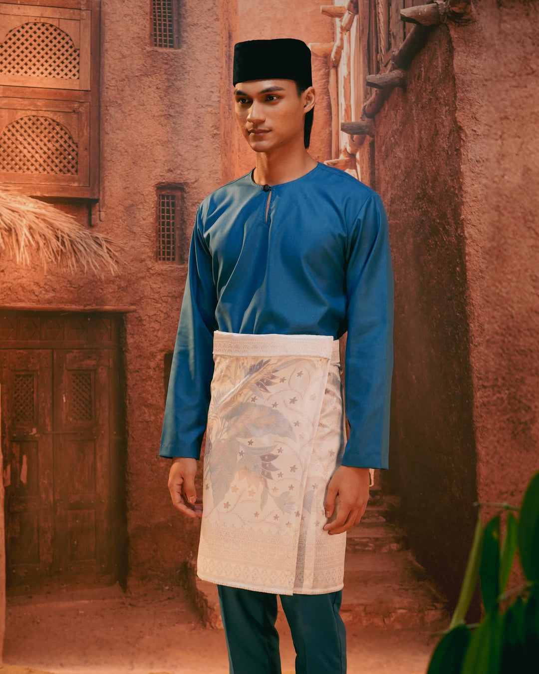 Bunga Seri Instant Sampin Adult - Soft Blue & Purple