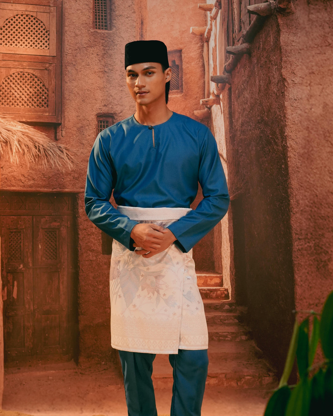 Bunga Seri Instant Sampin Adult - Soft Blue & Purple