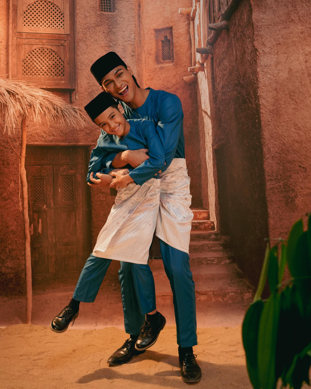 Bunga Seri Instant Sampin Kid - Soft Blue & Purple