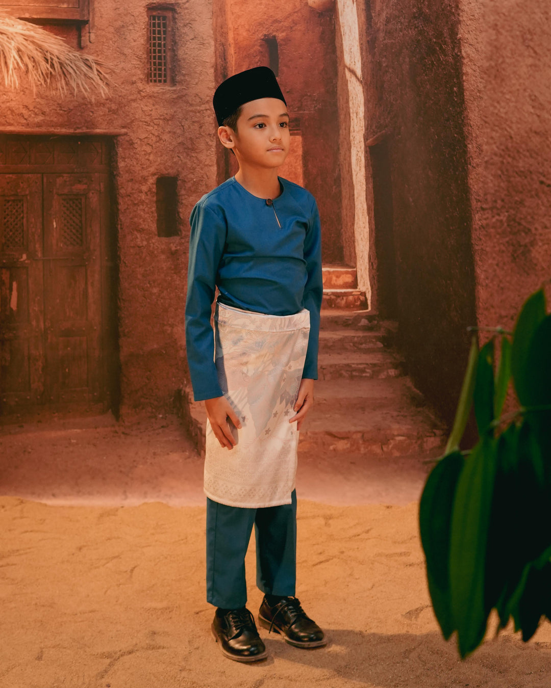 Bunga Seri Instant Sampin Kid - Soft Blue & Purple